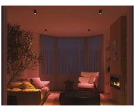 Philips Hue Essential White and color ambiance 3xŻarówka GU10+Hue Bridge - 1362331 - zdjęcie 5